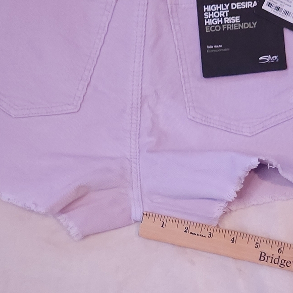 Silver Jeans Co. Highly Desirable High Rise Short Lavender Size 27/3 (wo… - Picture 3 of 16